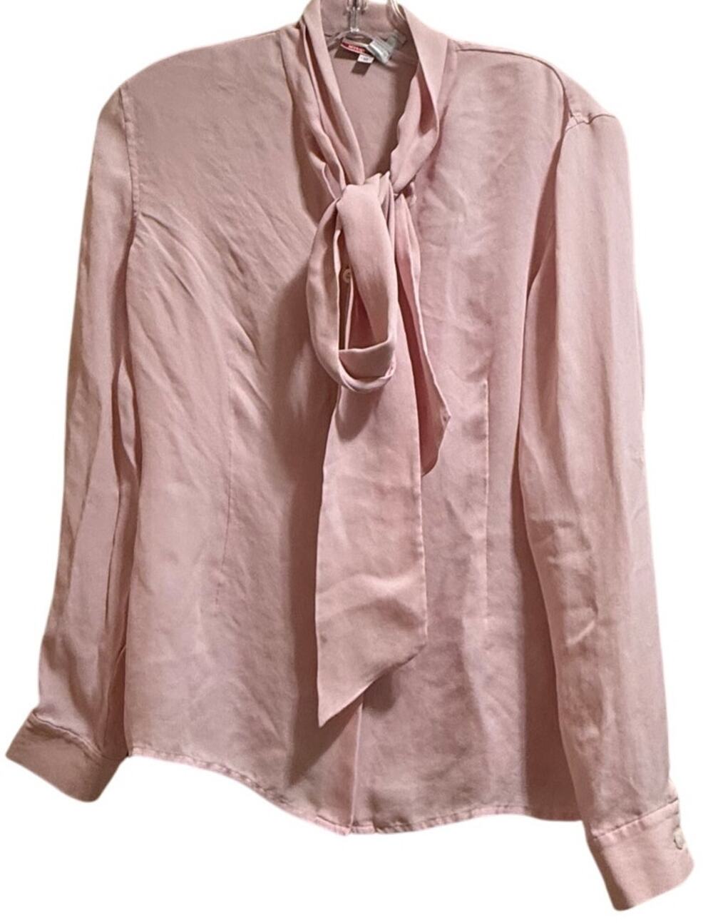 Jack Mulqueen Soft Pink Long Sleeve Blouse - Size 6
